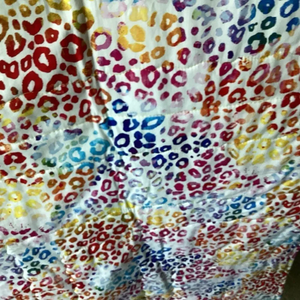 NWT. Hand Crafted Patchwork Yellow and Brown Quilt